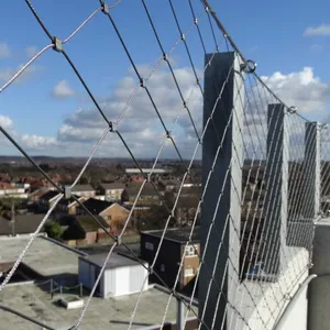 Anti‑Drone Net Galvanized /Stainless Steel High Tensile Stainless Steel Wire Rope Mesh for Facility Airspace Protection thumbnail-4