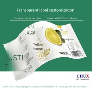 Mirror Copperplate Paper Self-adhesive Label Rolls, Color Printing, Custom Printing, Production and Processing thumbnail-3