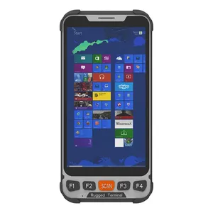HP555 Cheapest Factory 5.5'' Win10 Pro Intel Z8350 IP66 PDA Handheld Terminal Mobile Computer With 2D Scanner UHF RFID NFC Docking thumbnail-3