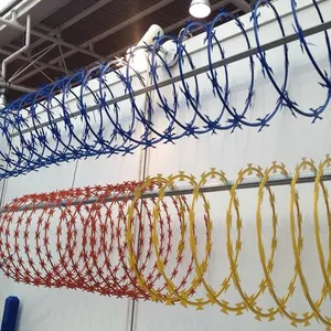 Hot Dipped Galvanized Concertina Razor Barbed Wire - Premium Iron Wire for Security Fencing thumbnail-4