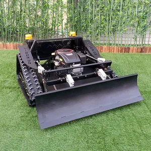 Vigorun Industrial Single Cylinder CE EPA Euro 5 452cc Gasoline Engine Wireless Radio Control Lawn Mower With Snow Shovel thumbnail-2