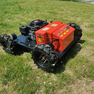Agricultural Robotic Gasoline Electric Motor Driven Remote Control Mower With Tracks thumbnail-5