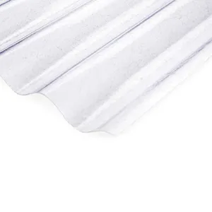 UV-Protect FRP Roofing Tiles Sheets 30% Fiberglass Reinforcement Custom Colors 40-+130 ISO9001 Certified Standard FRP Oofing thumbnail-1