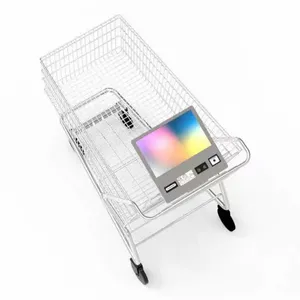 Supermarket Shopping Intelligent Handcart thumbnail-1