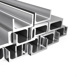 304 Stainless Steel U Channel for Power Plant Cooling Water System Steel Support Frame Structure thumbnail-1