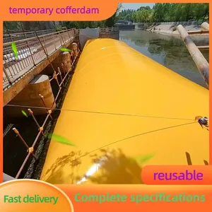 Foldable Soft Temporary Water Stop Dam Portable Mobile Flood Barrier For Emergency Water Blocking thumbnail-5