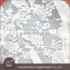 Hot-selling Promotional Custom Rose Flower Cool Mesh Embroidery for Fashionable Girl thumbnail-1
