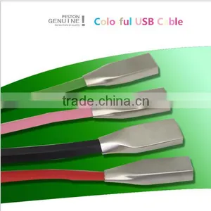 1M/3.3fFT 7 Color LED Metal USB Cable 8 Pin and Charging Charger Cable for IPhone6 6 Plus 5 5s IPad for Ios 8 Ios9 1M thumbnail-5