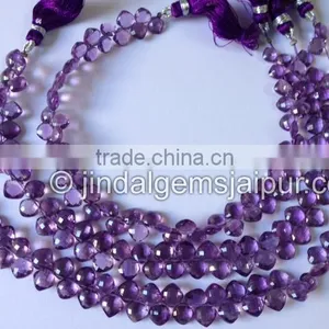 Wholesale Amethyst Faceted Cushion Beads 8 To 10 MM thumbnail-1