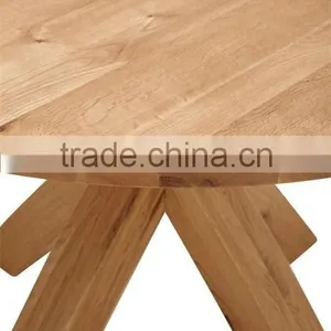 DT-4091 Top Quality Solid Wood Round Dining Table thumbnail-4