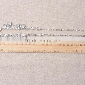 2016 Hot Sale Classical Crystal Necklace Earring Charming Jewelry Set thumbnail-5