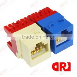China Supplier Fiber Optic Keystone Jack With Different Colors thumbnail-1