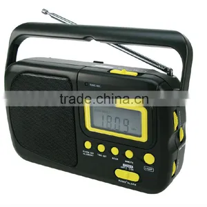 Top Quality Mulband Portable AM FM Digital Clock Radio thumbnail-2