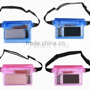 215*150mm Waterproof Big Waist Bag for Iphone 6 6plus 5s 5c Galaxy Note2/3/4 s4 s5 Underwater Sports Bag thumbnail-2
