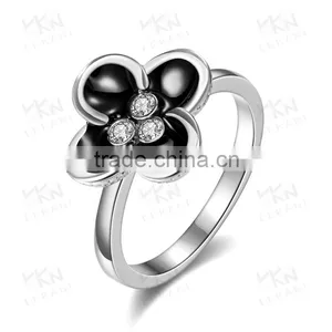 Cheap Zircon Stainless Steel Diamonds Rings Price Latest Design Diamond Ring thumbnail-5