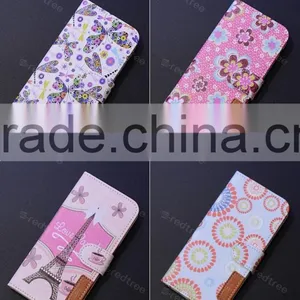 Lucky Flower 3D Printed Flip Card Slot Hand Phone Cover Case thumbnail-2