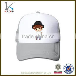 Customize Oem Designed Digital Printed Curved Baseball Type Trucker Mesh Cap thumbnail-3