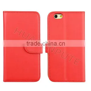 Supplier High Quality Flip Leather Case For IPhone6S, Book Style Wallet Leather Case For IPhone6S/ thumbnail-5