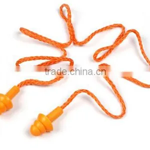 PU Foam Earplugs Wholesale With Cord or Without Cord With CE &EN352.2 Approved thumbnail-2