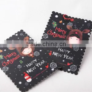 Black Gift Tags, Black Paper Gift Tags and Paper Hang Tags Black Customized in China thumbnail-6