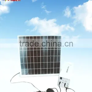 15w Portable Solar Power System Charge Mobile Phone and MP3 ,solar Lighting System 15W thumbnail-1
