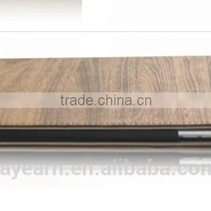 Best Selling Item Tablet Case With Wooded Grain PU Cover For IPad thumbnail-6