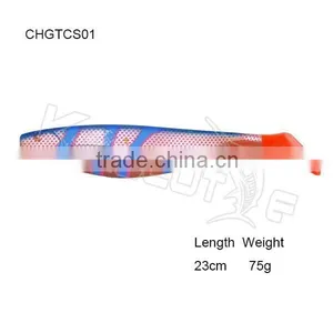CHGTCS01 Jerk Bait Soft Fishing Lure Shad Swim Bait thumbnail-1