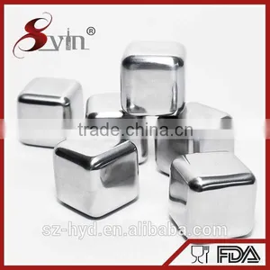 NT-WS13 LFGB Certificated Bpa Free Dice Ice Cubes Stainless Steel Wine Chiller Ice Cubes for Whisky thumbnail-1