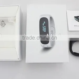 Factory IP67 Waterproof E02 Pedometer Calorie Counting Smart Bluetooth Bracelet thumbnail-6