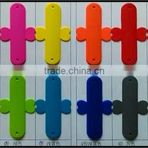 J224 Colorful Table Stand for Mobile Phone PVC Phone Stand thumbnail-2