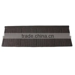 Antique Chinese Magnesium Oxide Stone-coated Metal Roof Tile thumbnail-1