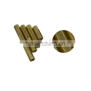 Customized CNC Machining Knulred Brass Standoff Screw thumbnail-4