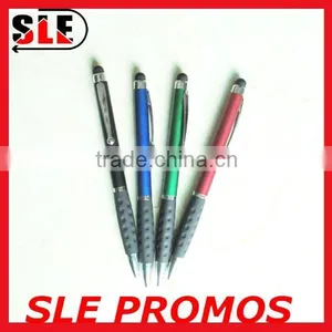 Metal And Rubber Cystal Twist Mechanism Ball Point Pen thumbnail-1