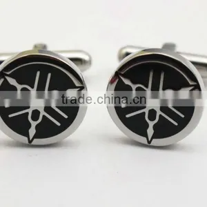 Factory Wholesale Casual Men Stainless Steel Cufflink With Logo thumbnail-1