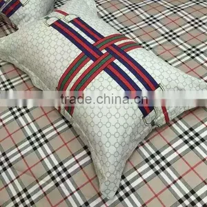 Wholesale Reactive Print Cotton Twill Peach Bedding Set thumbnail-3