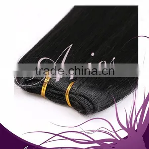 100% Virgin Remy Real Human Hair Extensions Hair Weft thumbnail-2