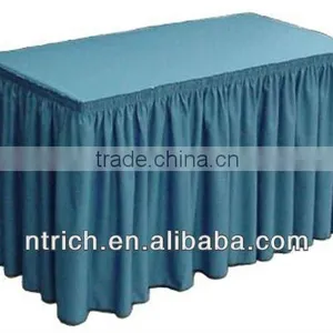Box Pleats Table Skirts, Polyester Table Skirts, Table Skirting thumbnail-1