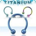 Titanium G5 Anodized Circular Barbell 16g (eyebrow) thumbnail-1