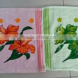 Yarn Dyed Colorful Printing 21S Cotton Towels thumbnail-1