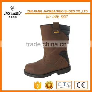 High Ankle Rubber Outsole Material Water Resistant Wholesale Steel Toe Safety Boots thumbnail-5