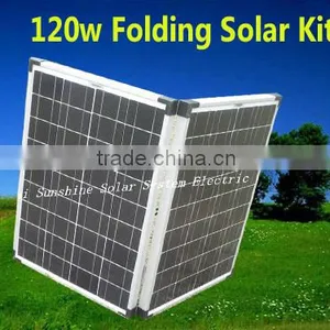 120w 12v/18v Portable Solar Panel/folding Solar Kit thumbnail-1