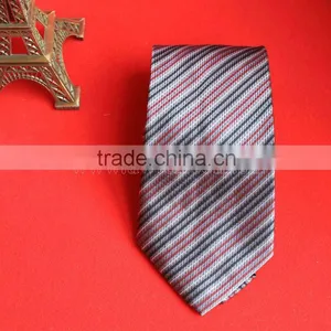 Woven Striped Silk Mens Necktie thumbnail-1