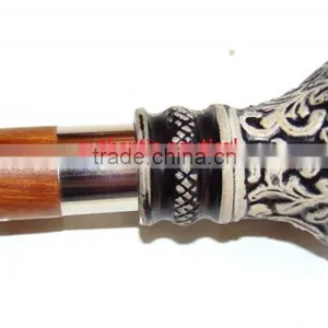 BEAUTIFUL BLACK & WHITE FINISHING WALKING CANES-DESIGNER WALKING CANES-HOME DECOR WALKING CANES- Wk1169 thumbnail-2