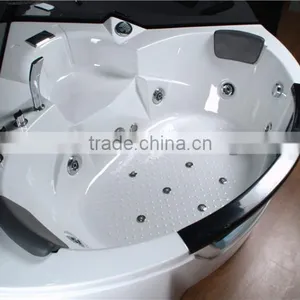 China Bathtub Manufacturer Freestanding Pedestal Tub, Bathtub for Two, Whirlpool Tub Canada thumbnail-2