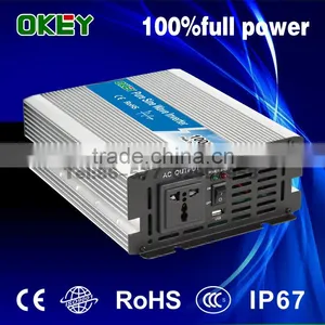 CE RoHS Approved OPIP-1000w DC12v to AC 110v/220v Good Quality High Frequency Inverter Sine Wave Used for Household Appliances thumbnail-1