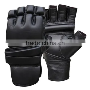 Leather Grappling Gloves JEI-3523 G thumbnail-1