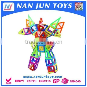 Toys Plastic Magnetic Building Blocks Magnetic Building Shapes for Kids thumbnail-2