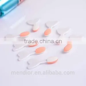 Mendior Heart Shaped Eye Shadow Sponge Eyeliner Brush Applicator Tool 8pcs/pack Support OEM/ODM thumbnail-2