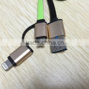 Multi-function Noodle Micro Usb Charging Cable/New Style Micro Usb Charging Cable for All Android Version and IOS System thumbnail-2
