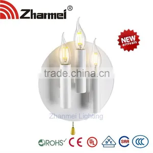 Two Rope Pull Off Candle Modern E14 Wall Lamp,bedside Lamp thumbnail-4